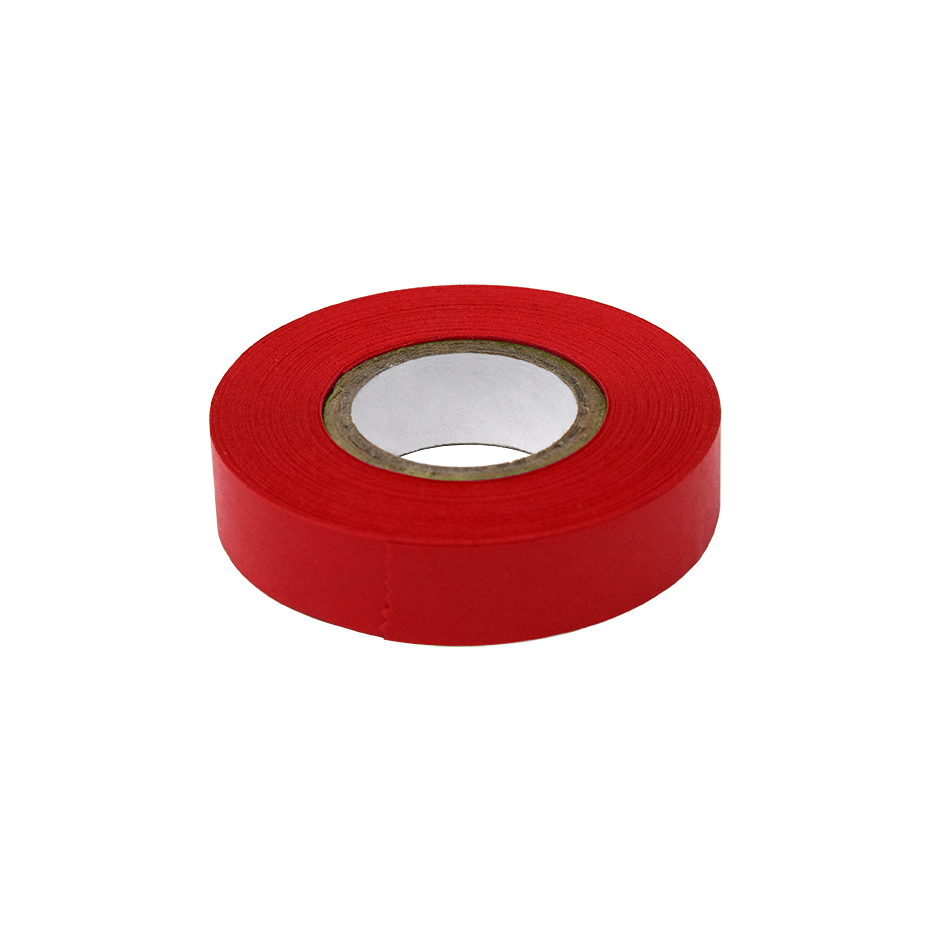 Globe Scientific Labeling Tape, 1/2" x 500" per Roll, 6 Rolls/Box, Red 